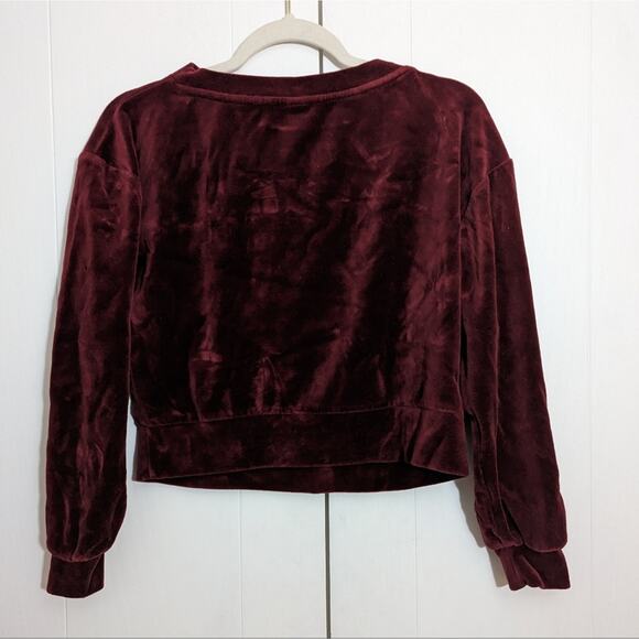Wild Fable Women's Long Sleeve Velour Pullover Sweatshirt - Picture 4 of 4